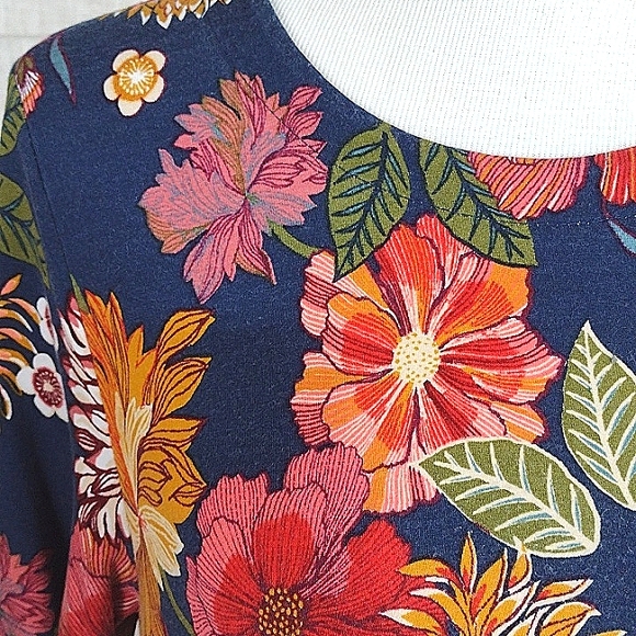 LOFT floral swing dress - gorgeous pattern! - Picture 2 of 8